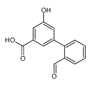 3-(2-formylphenyl)-5-hydroxybenzoic acid Structure