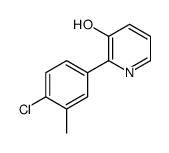 2-(4-chloro-3-methylphenyl)pyridin-3-ol结构式