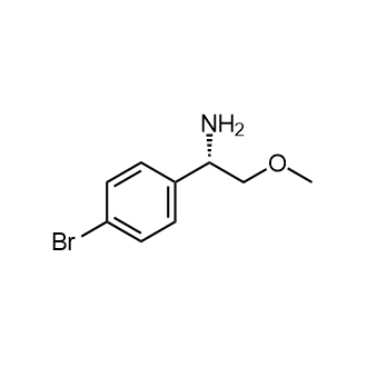 (S)-1-(4-Bromophenyl)-2-methoxyethan-1-amine structure