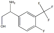 2-AMINO-2-(4-FLUORO-3-(TRIFLUOROMETHYL)PHENYL)ETHANOL结构式