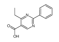 4-ethyl-2-phenylpyrimidine-5-carboxylic acid Structure