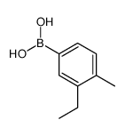 (3-ethyl-4-methylphenyl)boronic acid结构式