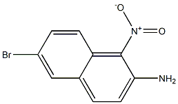 6-bromo-1-nitronaphthalen-2-amine结构式