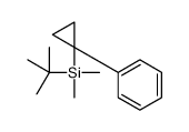 tert-butyl-dimethyl-(1-phenylcyclopropyl)silane结构式