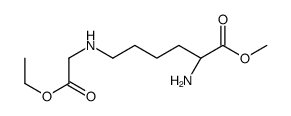 Nε-(Ethoxycarbonylmethyl)-L-lysine Methyl Ester Structure