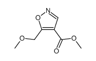 methyl 5-(methoxymethyl)isoxazole-4-carboxylate结构式