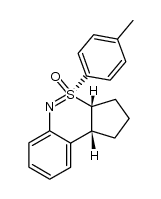 (+/-)-(6S*,6aS*,9aS*)-6a,8,9,9a-tetrahydro-6-(4-methylphenyl)-7H-cyclopenta[e]-6λ4-benzo[c][1,2]thiazine 6-oxide结构式