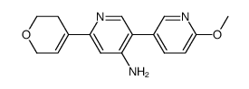 6-(3,6-dihydro-2H-pyran-4-yl)-6'-methoxy-3,3'-bipyridin-4-amine Structure