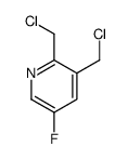 2,3-Bis(chloromethyl)-5-fluoropyridine Structure