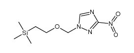 (2-(trimethylsilyl)ethoxy)methyl-3-nitro-1,2,4-triazole Structure