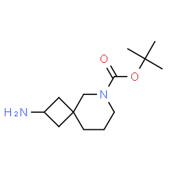 2-氨基-6-氮杂螺[3.5]壬烷-6-羧酸叔丁酯结构式