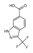 3-(trifluoromethyl)-1H-indazole-6-carboxylic acid Structure