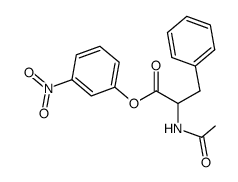 2-Acetylamino-3-phenyl-propionic acid 3-nitro-phenyl ester结构式