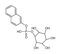 2-naphthyl-myo-inositol 1-phosphate结构式