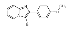 3-BROMO-2-(4-METHOXY-PHENYL)-IMIDAZO[1,2-A]PYRIDINE Structure