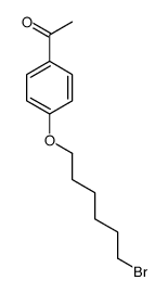 1-[4-(6-bromohexoxy)phenyl]ethanone结构式