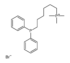 6-diphenylphosphanylhexyl(trimethyl)phosphanium,bromide结构式