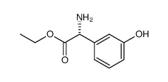 D-3-hydroxyphenylglycine ethyl ester Structure