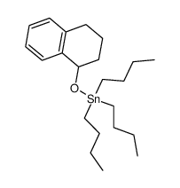 tributyl(1,2,3,4-tetrahydro-1-naphthoxy)stannane Structure