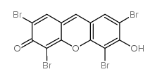 2,4,5,7-tetrabromo-6-hydroxy-3-fluorone Structure