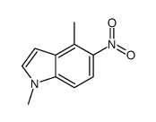 1,4-dimethyl-5-nitroindole结构式