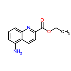 ethyl 5-aminoquinoline-2-carboxylate结构式