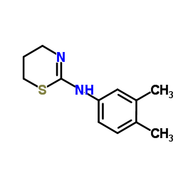 N-(3,4-Dimethylphenyl)-5,6-dihydro-4H-1,3-thiazin-2-amine结构式
