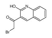 3-(2-溴乙酰基)喹啉-2(1H)-酮结构式
