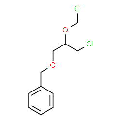 Benzene, [[3-chloro-2-(chloromethoxy)propoxy]Methyl]- Structure