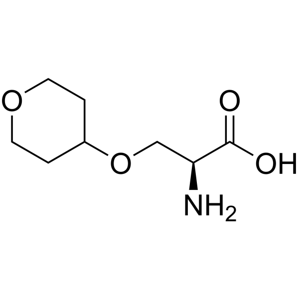 O-(Tetrahydro-2H-pyran-4-yl)-L-serine Structure