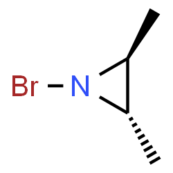 Aziridine, 1-bromo-2,3-dimethyl-, (2S,3S)- (9CI) Structure