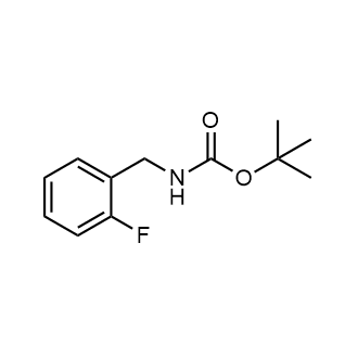 Tert-butyl (2-fluorobenzyl)carbamate Structure