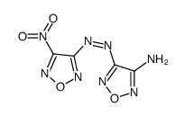 4-[(4-nitro-1,2,5-oxadiazol-3-yl)diazenyl]-1,2,5-oxadiazol-3-amine结构式