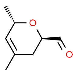 2H-Pyran-2-carboxaldehyde, 3,6-dihydro-4,6-dimethyl-, trans- (9CI)结构式