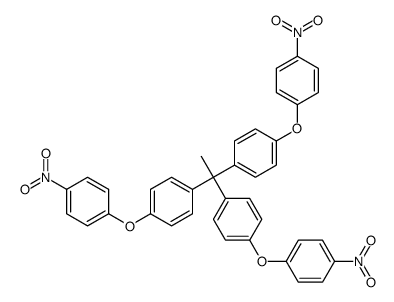 1-[1,1-bis[4-(4-nitrophenoxy)phenyl]ethyl]-4-(4-nitrophenoxy)benzene结构式
