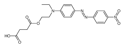 4-[2-ethyl({4-[(4-nitrophenyl)diazenyl]phenyl}amino)ethoxy]-4-oxobutanoic acid Structure