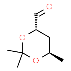 1,3-Dioxane-4-carboxaldehyde, 2,2,6-trimethyl-, trans- (9CI)结构式