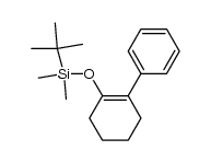 2-phenyl-1-(tert-butyldimethylsilyloxy)cyclohex-1-ene Structure