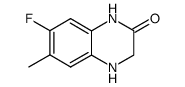 2(1H)-Quinoxalinone,7-fluoro-3,4-dihydro-6-methyl-(9CI) structure