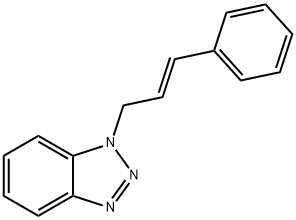 1-[(2E)-3-Phenylprop-2-en-1-yl]-1H-1,2,3-benzotriazole Structure