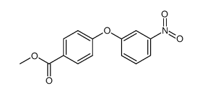 4-(3-nitro-phenoxy)-benzoic acid methyl ester结构式