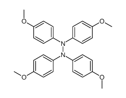 tetra(p-anisyl)hydrazine Structure