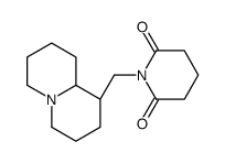 1-[[(1R,8aR)-2,3,4,5,6,7,8,8a-octahydro-1H-quinolizin-1-yl]methyl]pipe ridine-2,6-dione structure