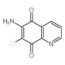 5,8-Quinolinedione,6-amino-7-chloro- Structure