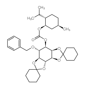 6-o-benzyl-1-(+)-carboxymenthyl-2,3:4,5-di-o-cyclohexylidene-l-myo-inositol picture