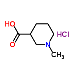 1-methylpiperidine-3-carboxylic acid hydrochloride Structure