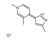 5-(1,3-dimethylpyridin-1-ium-4-yl)-3-methyl-1,2-oxazole,chloride Structure