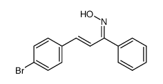 (p-Brom-benzyliden)-acetophenon-oxim Structure