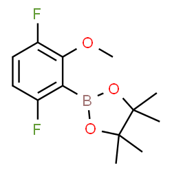 3,6-Difluoro-2-methoxyphenylboronic acid pinacol ester Structure