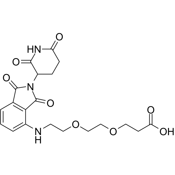 Pomalidomide-PEG2-COOH图片